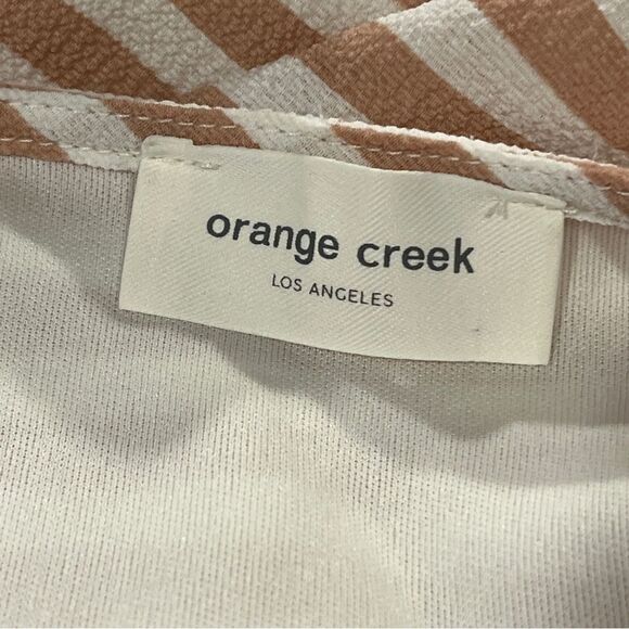 Orange creek striped sleeveless midi dress size medium - Picture 7 of 11